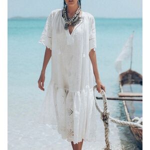 Spell NWT Lala Linen House Dress XS